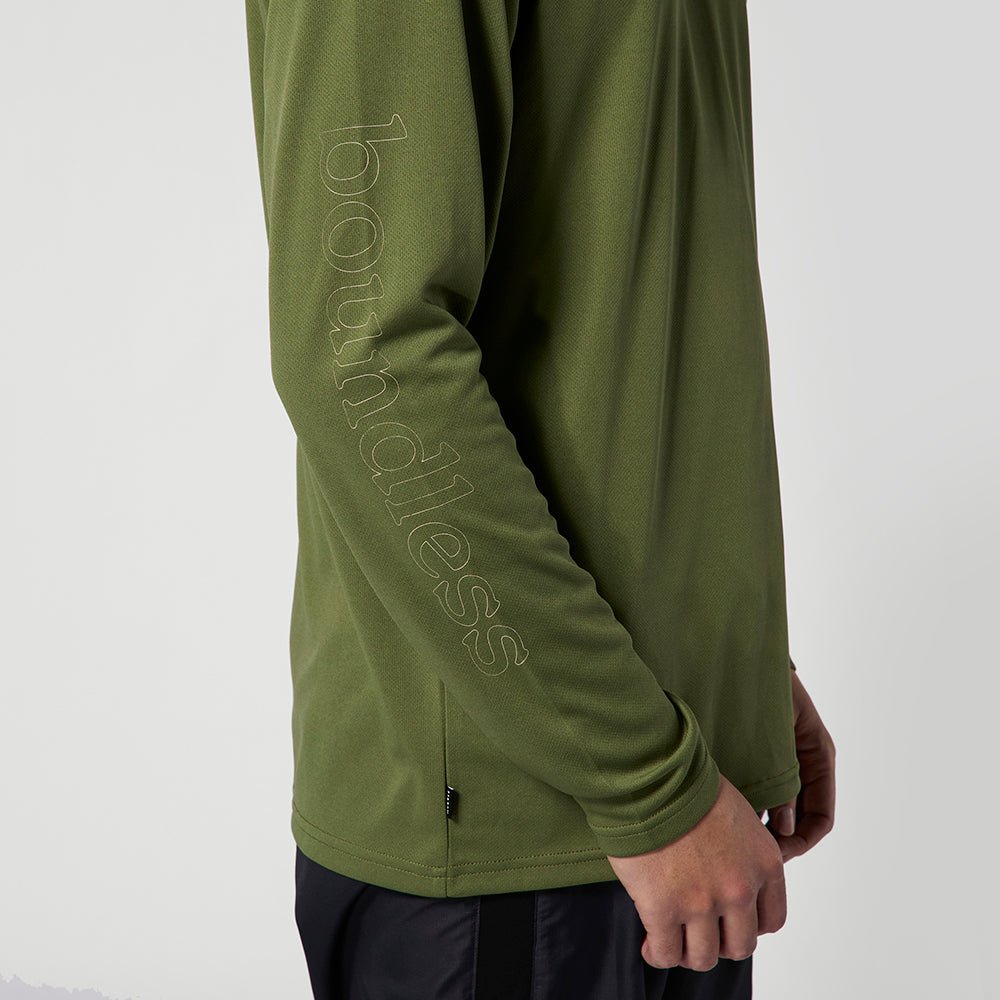 Mystic - Tactic L/S Loosefit Quickdry - Olive Green - L - GearFreak