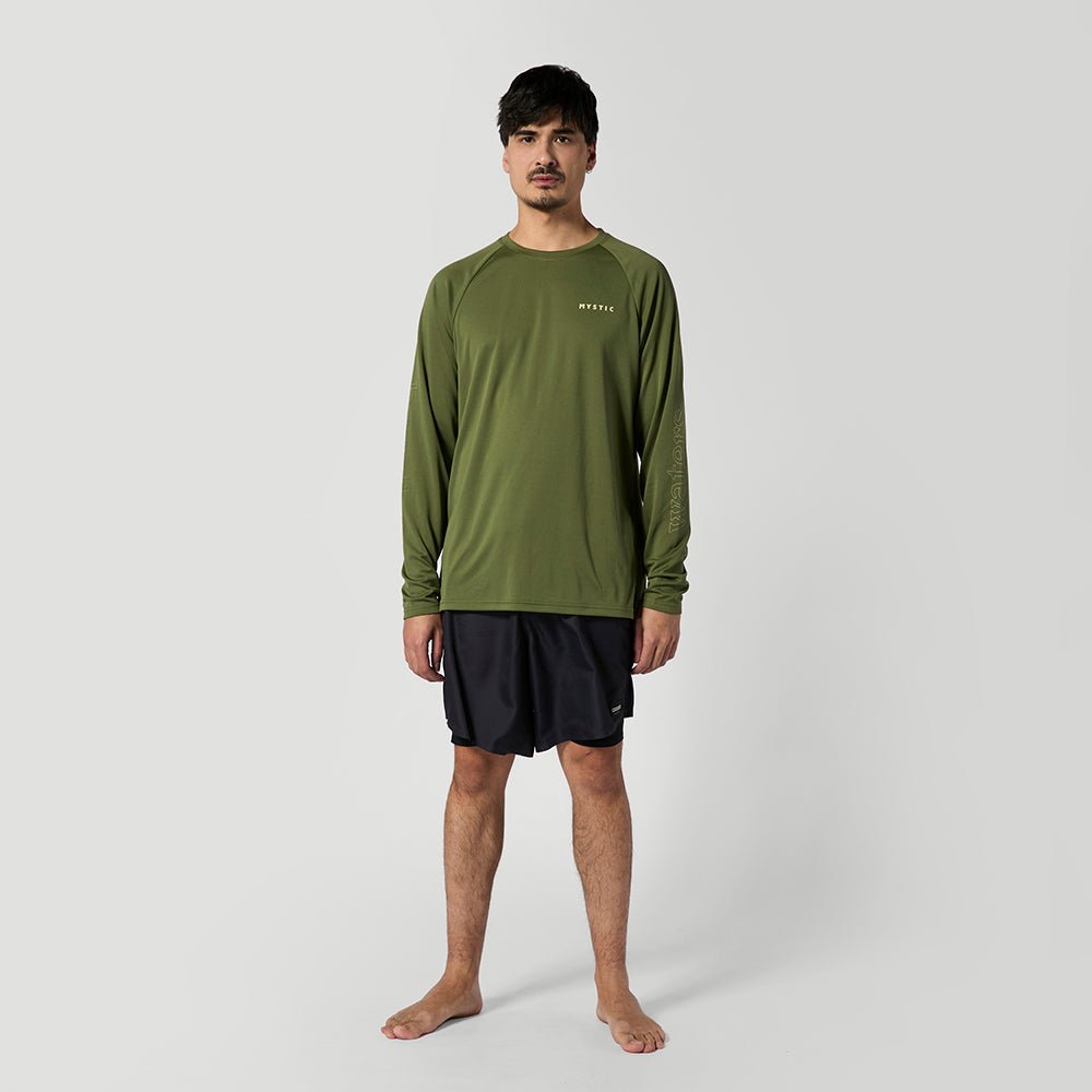Mystic - Tactic L/S Loosefit Quickdry - Olive Green - L - GearFreak