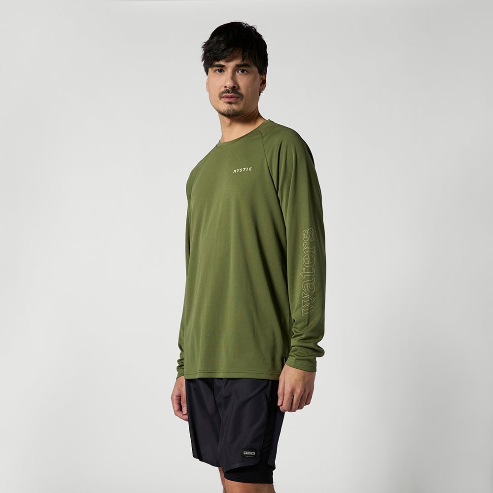 Mystic - Tactic L/S Loosefit Quickdry - Olive Green - L - GearFreak