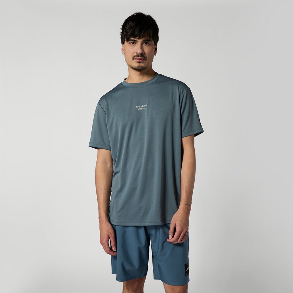 Mystic - Tactic S/S Loosefit Quickdry - Tidal Blue - L - GearFreak