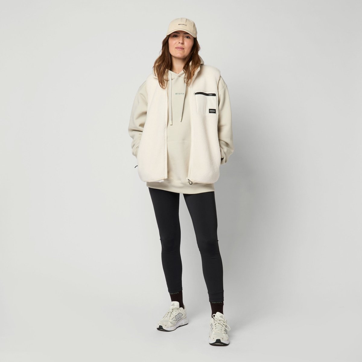 Mystic - Teddy Bodywarmer - Off White - L - GearFreak
