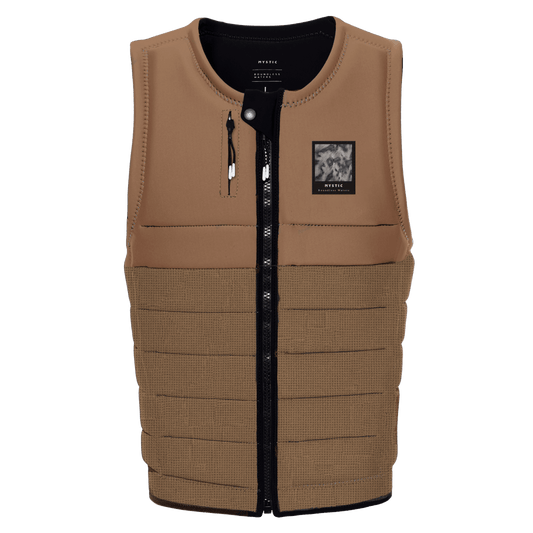 Mystic - The Dom Impact Vest Fzip Wake - Slate Brown - L - GearFreak