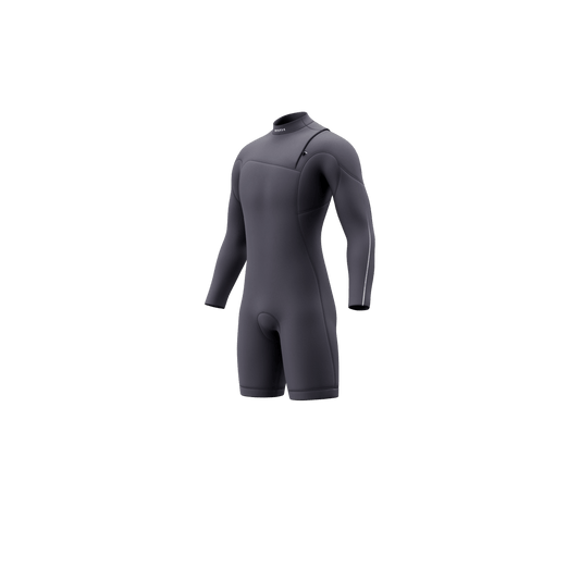 Mystic - The One Longarm Shorty 3/2 Zipfree - Dark Navy - M - GearFreak