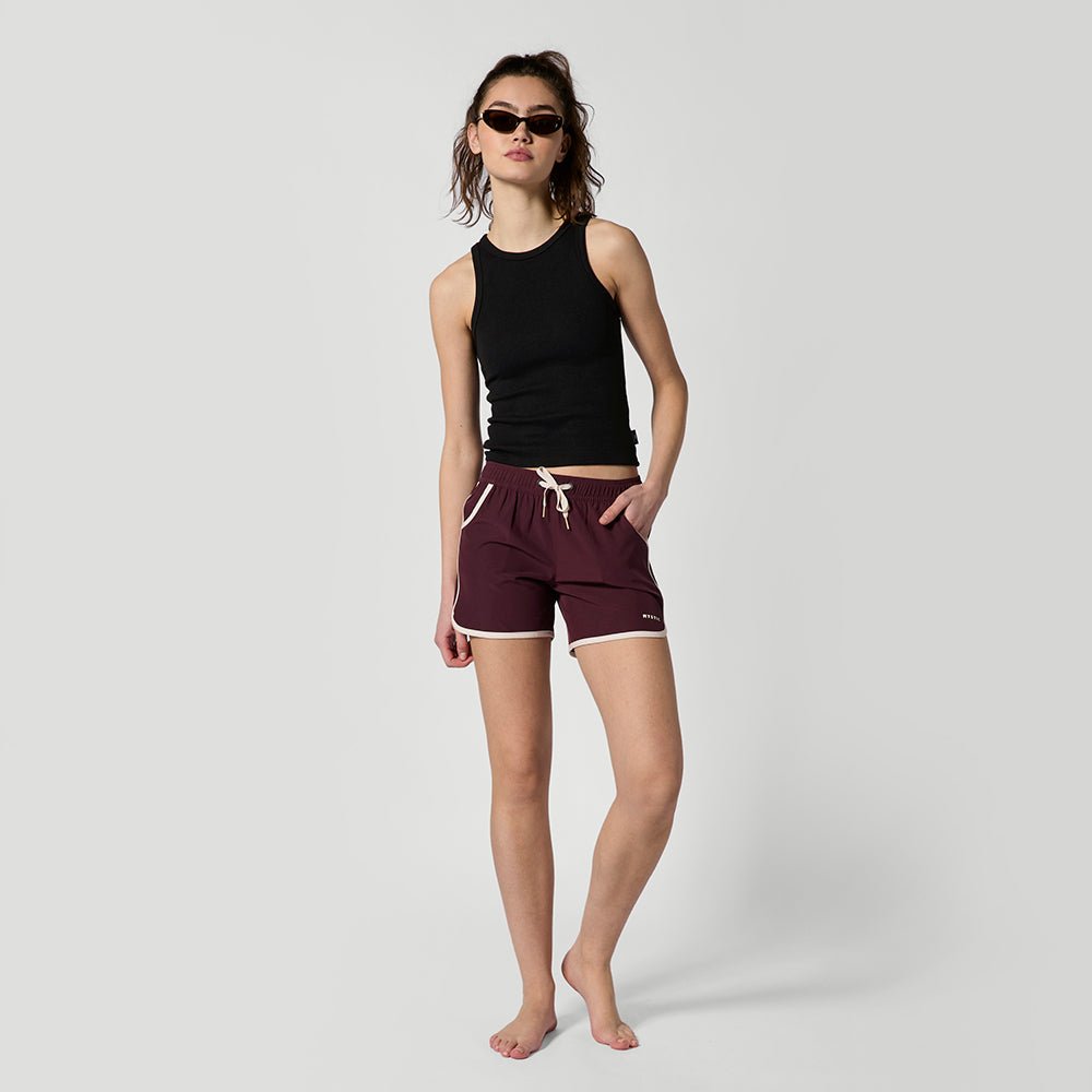 Mystic - Tora Boardshort Women - Oxblood Red - L - GearFreak