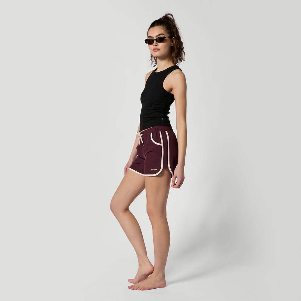 Mystic - Tora Boardshort Women - Oxblood Red - L - GearFreak