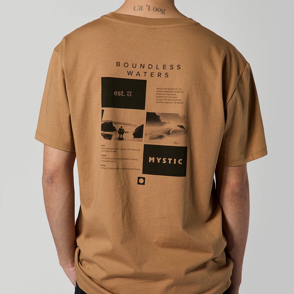 Mystic - Trifecta Tee - Slate Brown - L - GearFreak