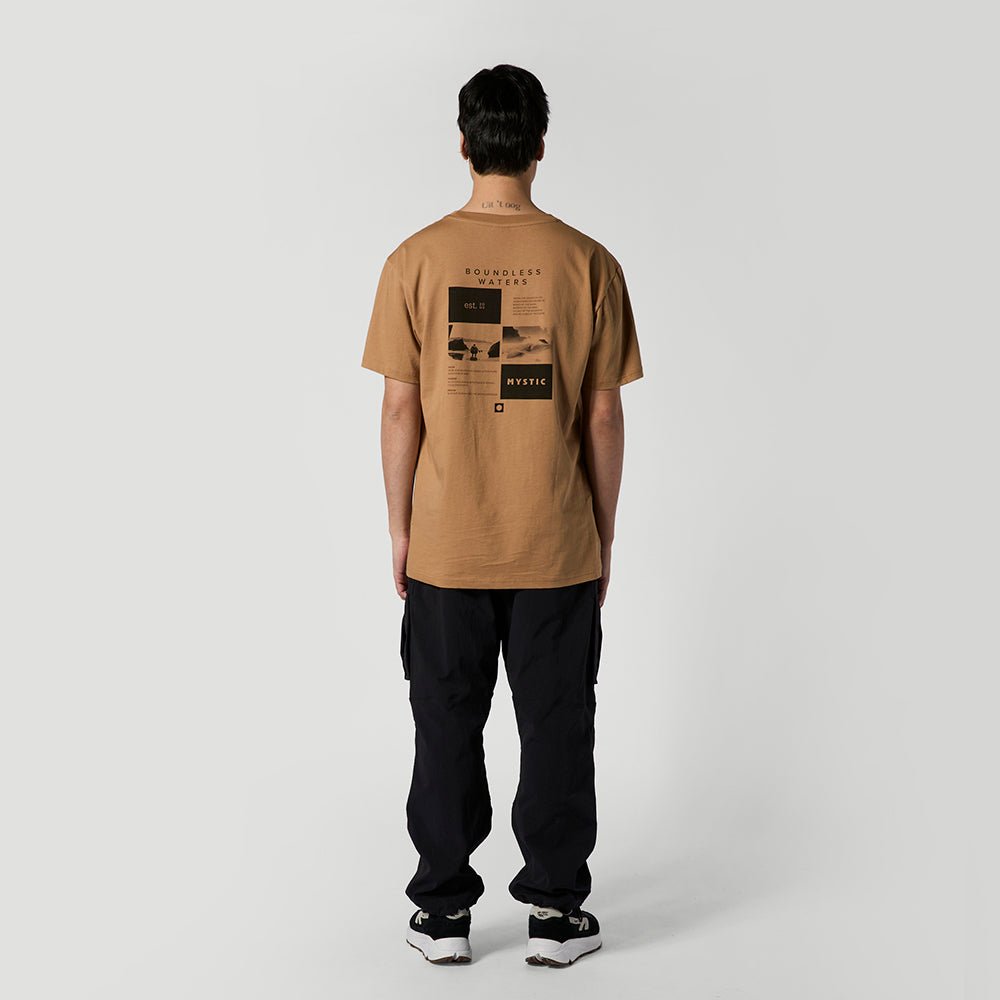 Mystic - Trifecta Tee - Slate Brown - L - GearFreak