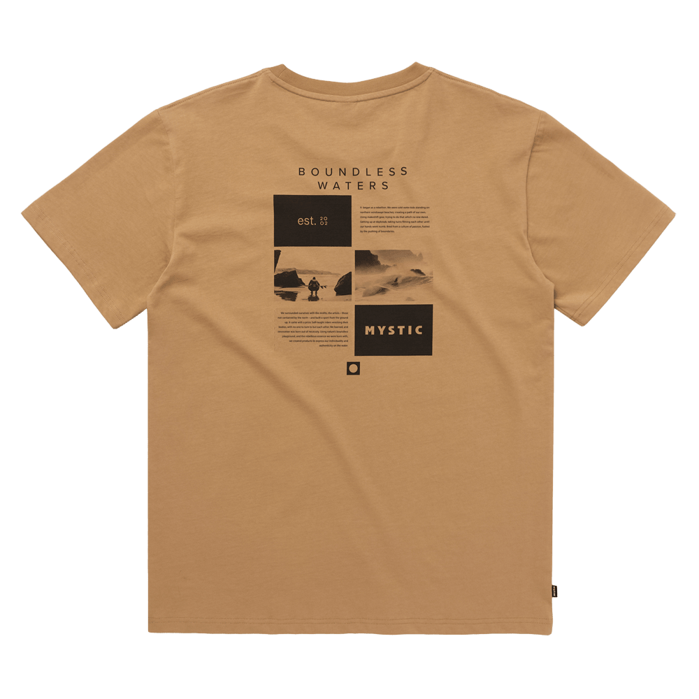 Mystic - Trifecta Tee - Slate Brown - L - GearFreak