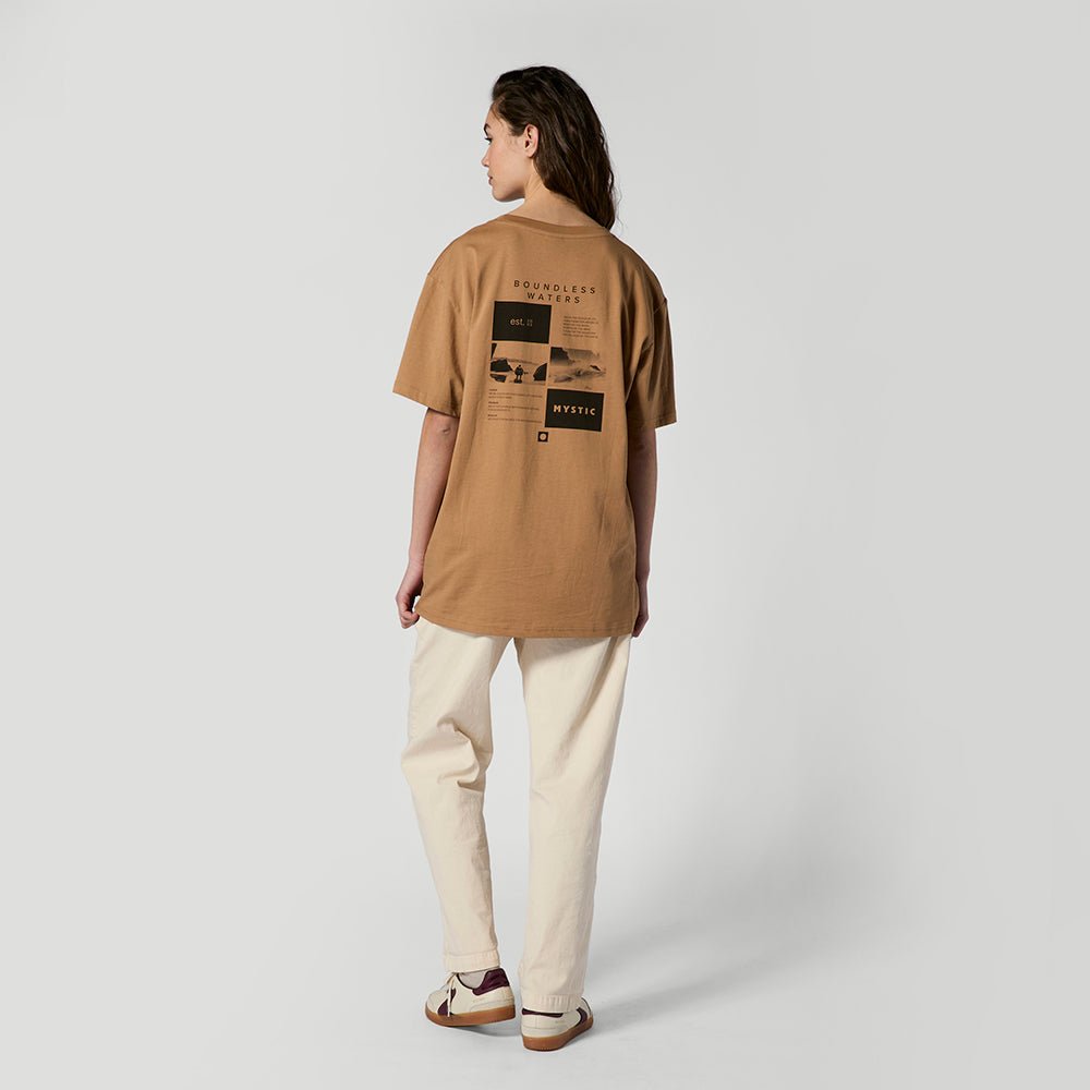 Mystic - Trifecta Tee - Slate Brown - L - GearFreak