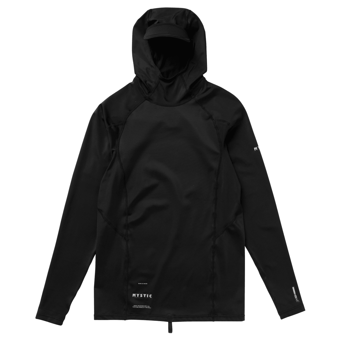 Mystic - Uncharted L/S Hooded Rashvest - Black - L - GearFreak