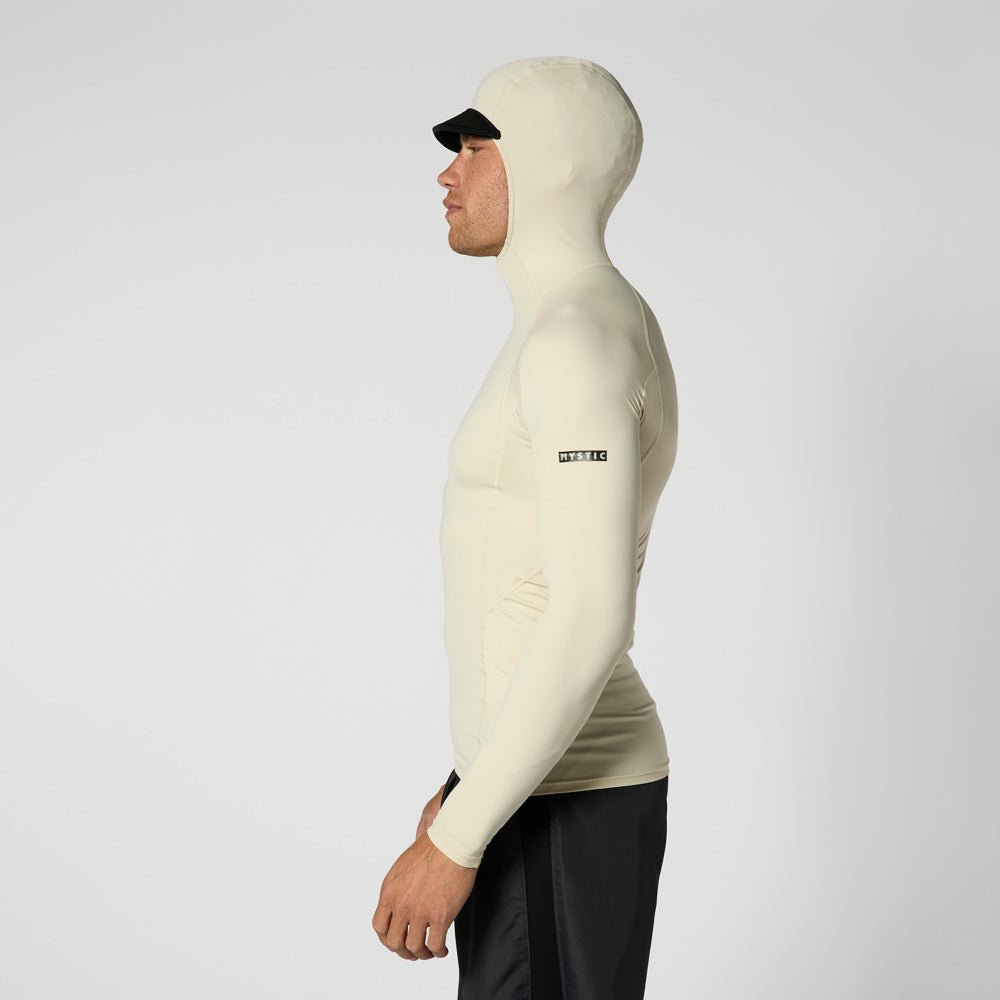 Mystic - Uncharted L/S Hooded Rashvest - Sand - L - GearFreak