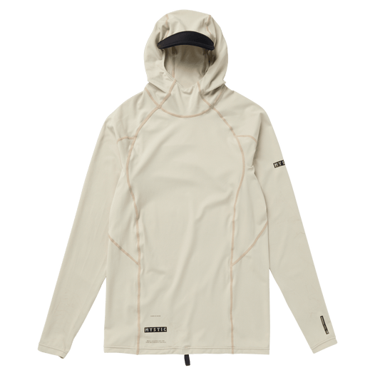 Mystic - Uncharted L/S Hooded Rashvest - Sand - L - GearFreak