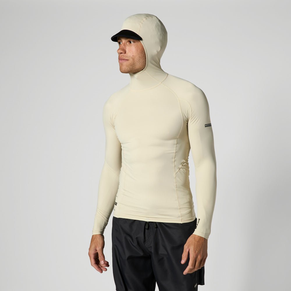 Mystic - Uncharted L/S Hooded Rashvest - Sand - L - GearFreak