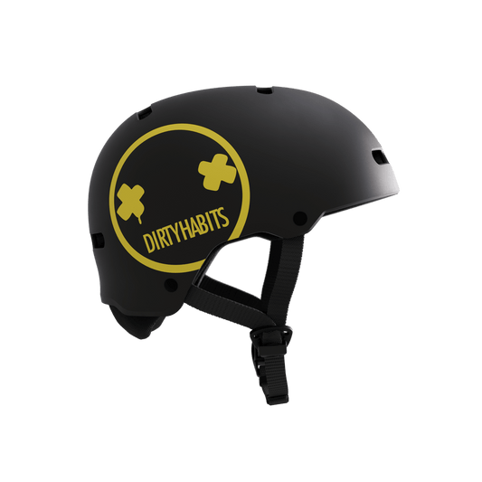 Mystic - Vandal Pro Helmet Dirty Habits - Black / Yellow - XS/S - GearFreak