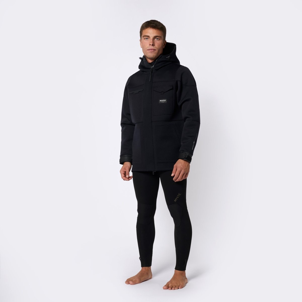 Mystic - Vortex Neoprene Jacket 3/2mm - Black - L - GearFreak