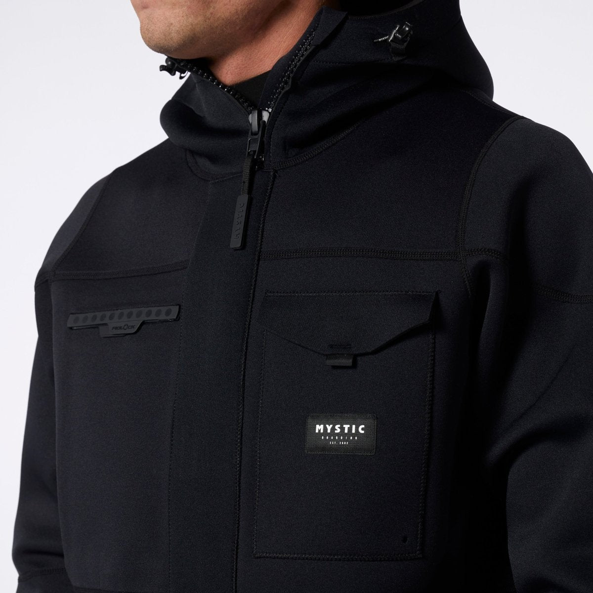 Mystic - Vortex Neoprene Jacket 3/2mm - Black - L - GearFreak