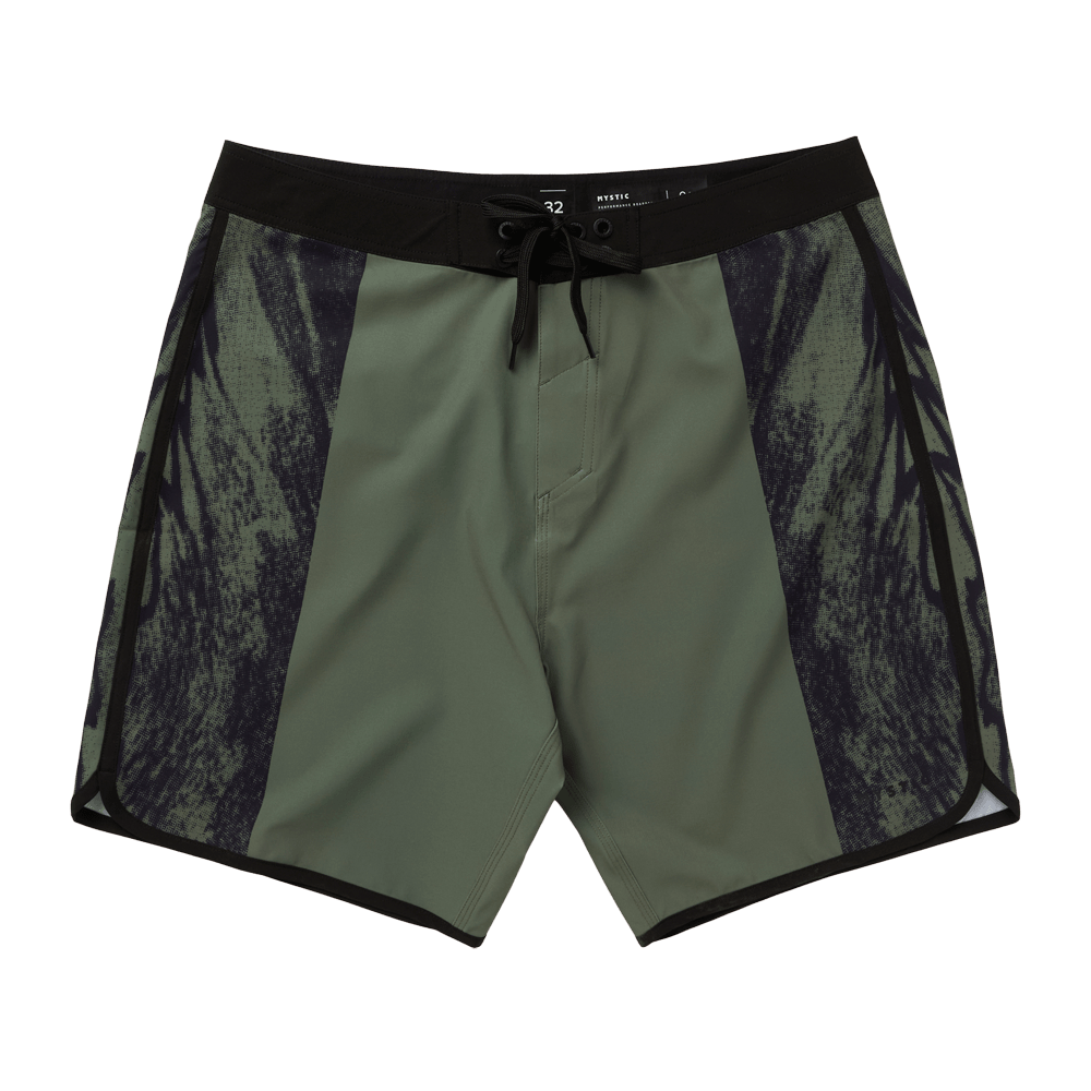 Mystic - Warped Boardshort - Olive Green - 28 - GearFreak