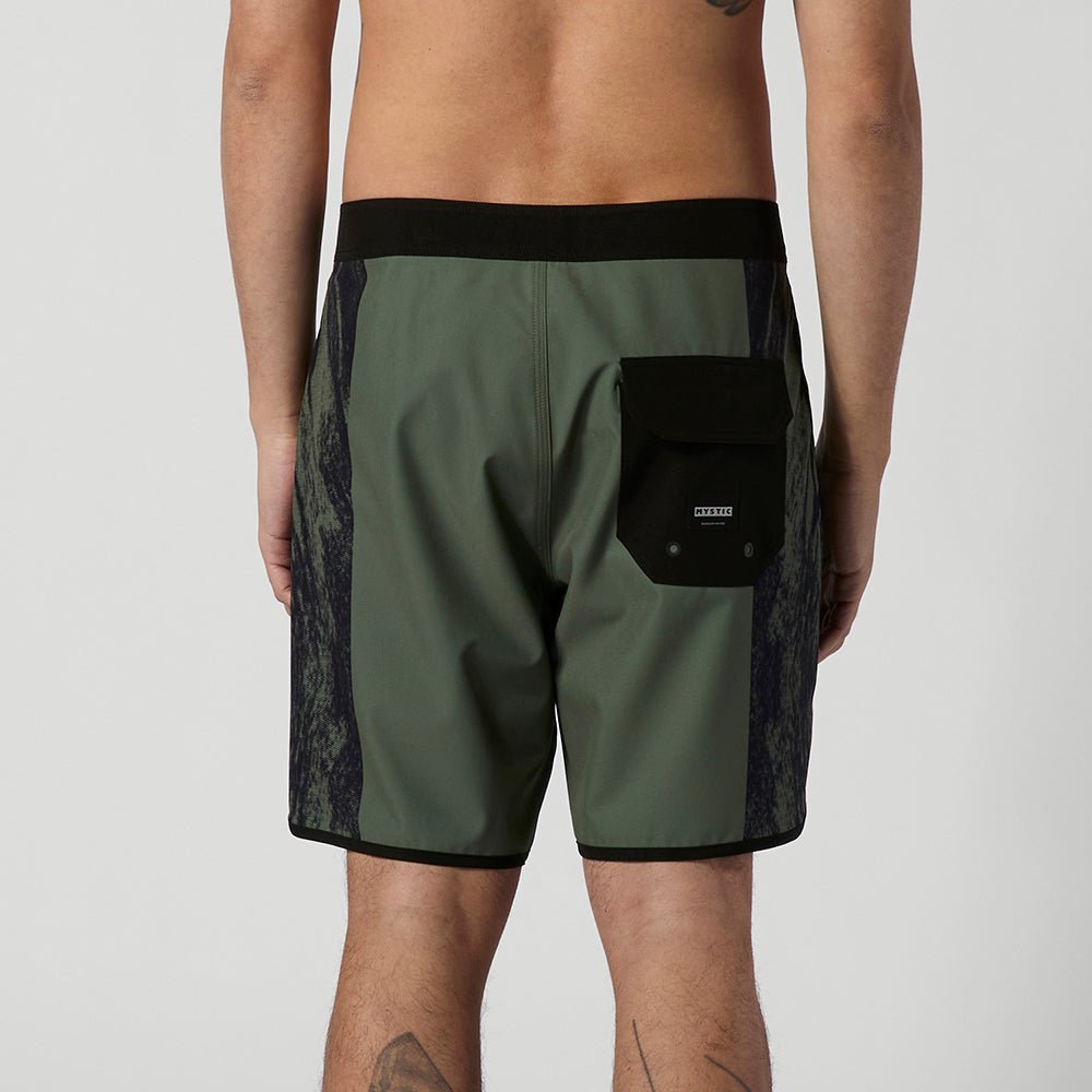 Mystic - Warped Boardshort - Olive Green - 28 - GearFreak