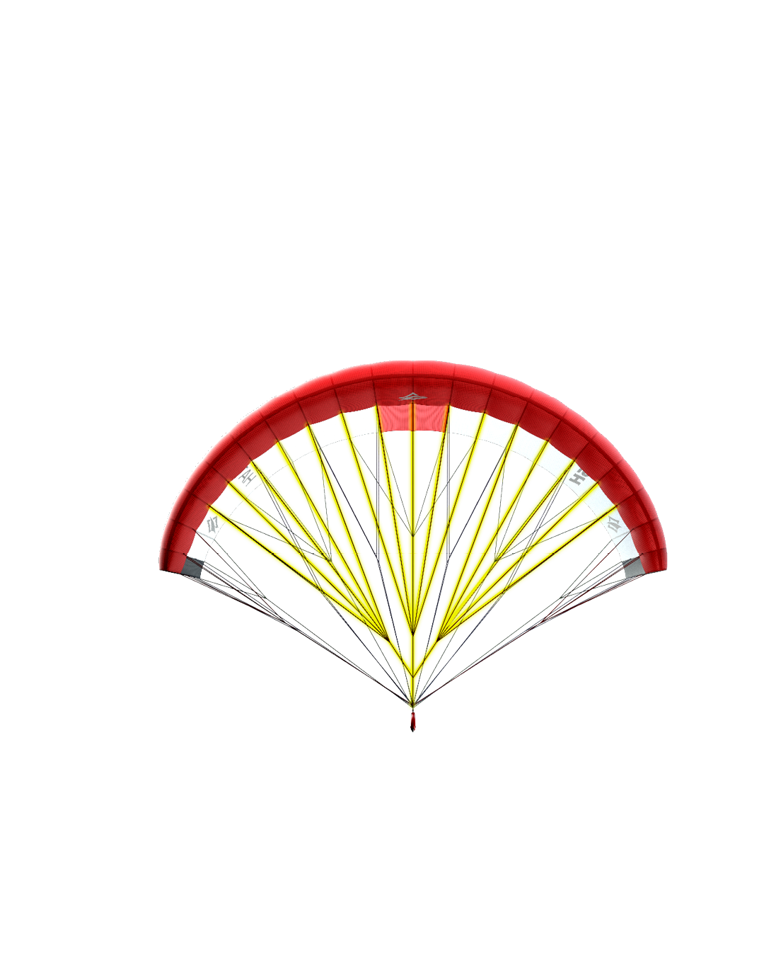 Naish Hatch V2: easy stow bridle met zachte A-lijnen