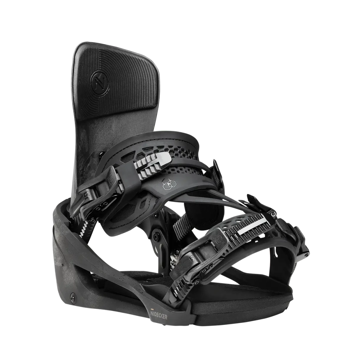 Nidecker Carbon Supermatic Black, driekwart vooraanzicht