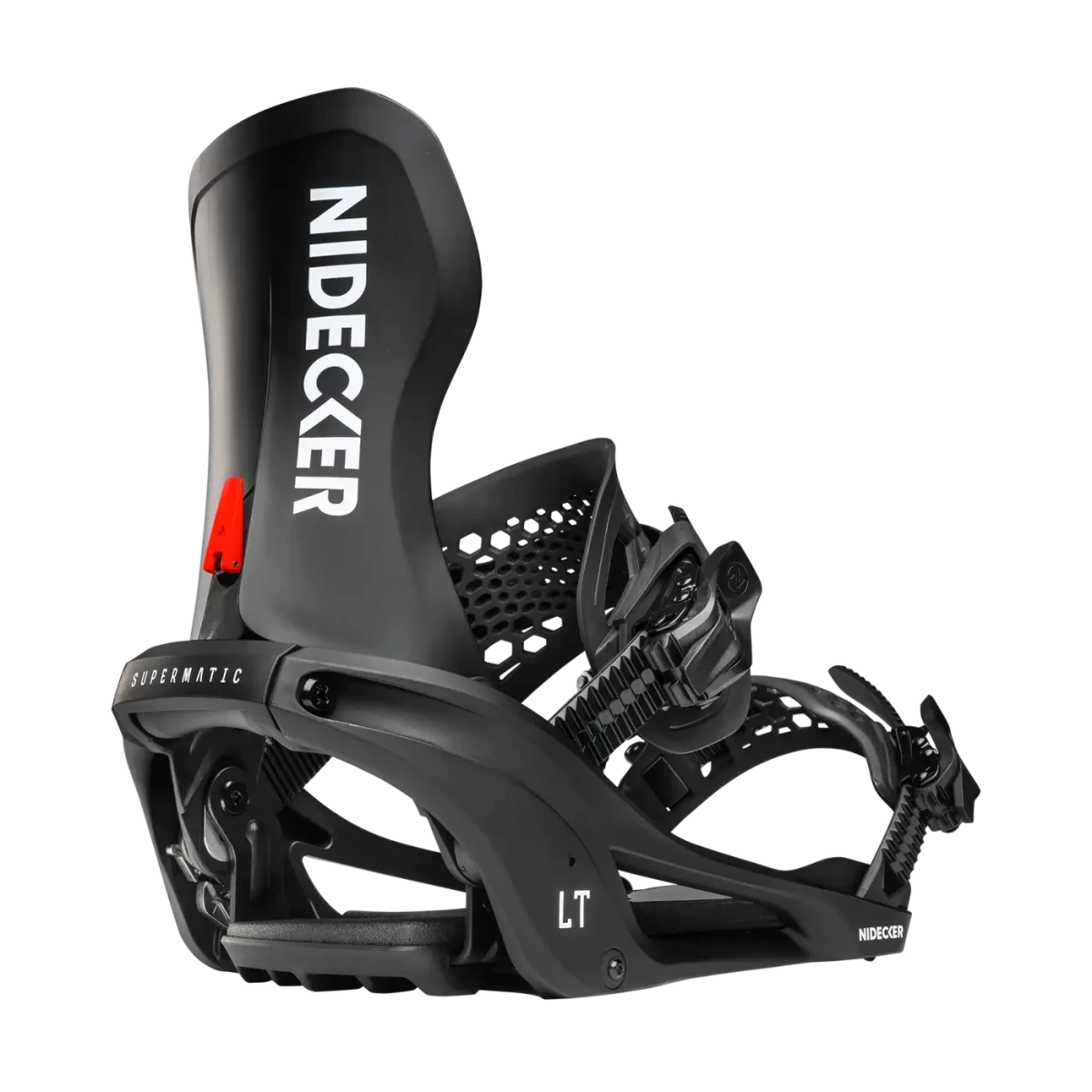Nidecker LT Supermatic Black, driekwart achteraanzicht
