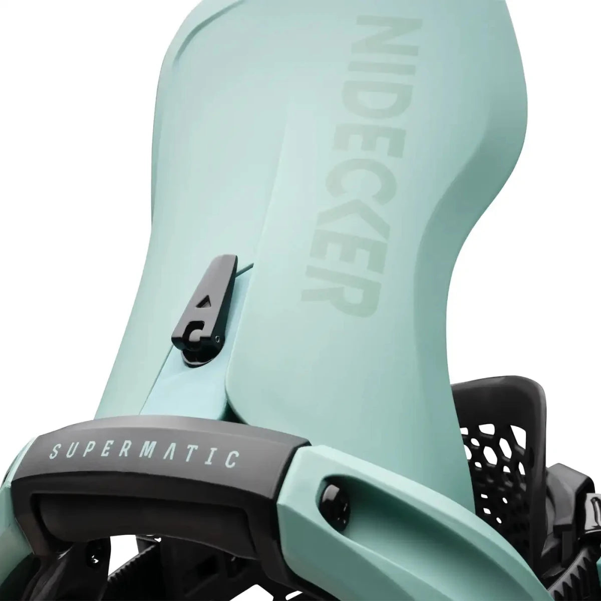 Nidecker LT Supermatic Teal, detailfoto van de binding