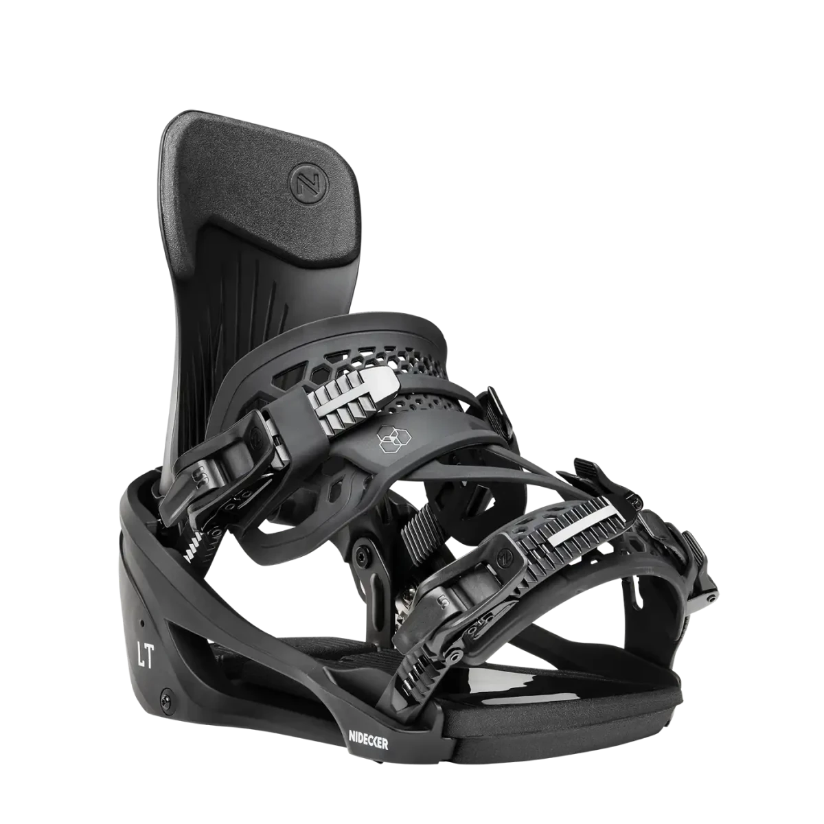 Nidecker LT Supermatic Black, driekwart vooraanzicht