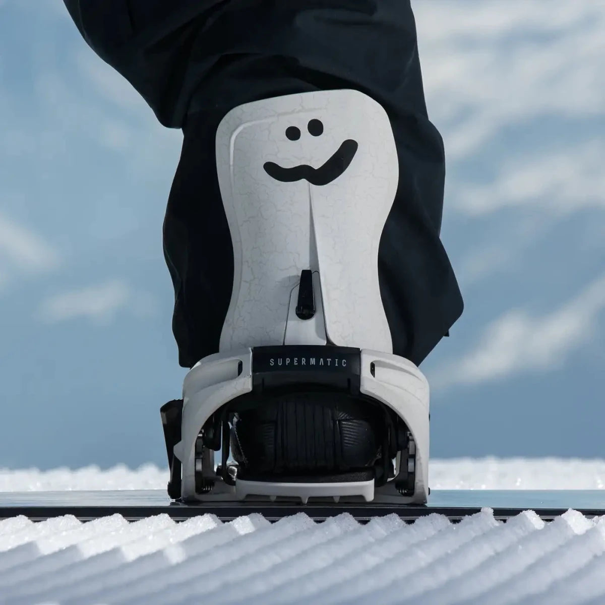 Nidecker LT Supermatic Ned, op de piste, schoen in de binding