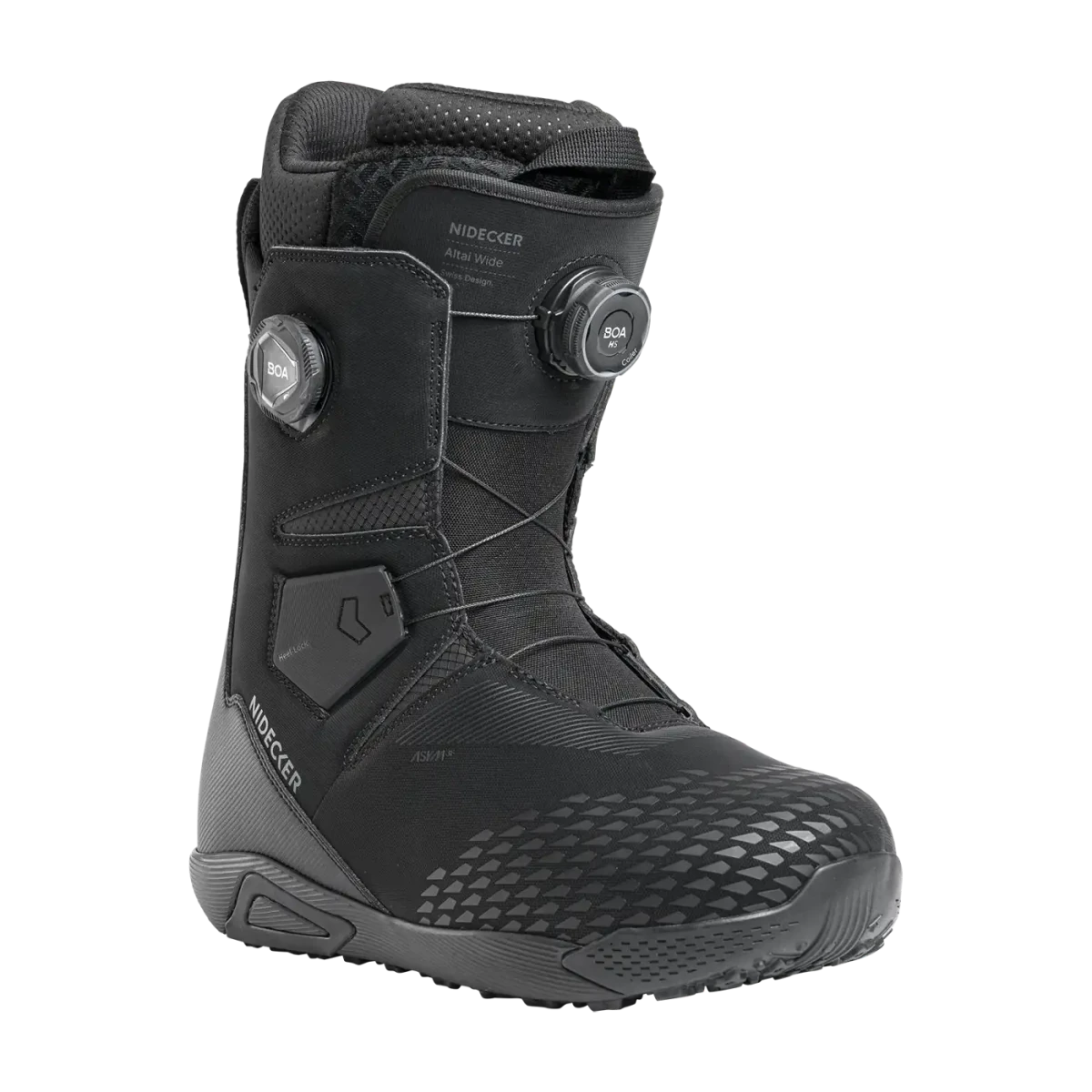 Nidecker Altai Wide heren Black, driekwart vooraanzicht