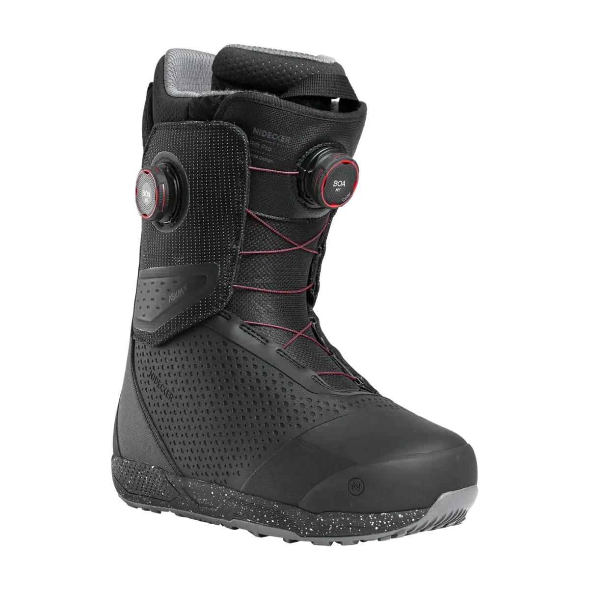 Nidecker Rift Pro heren Black, driekwart vooraanzicht