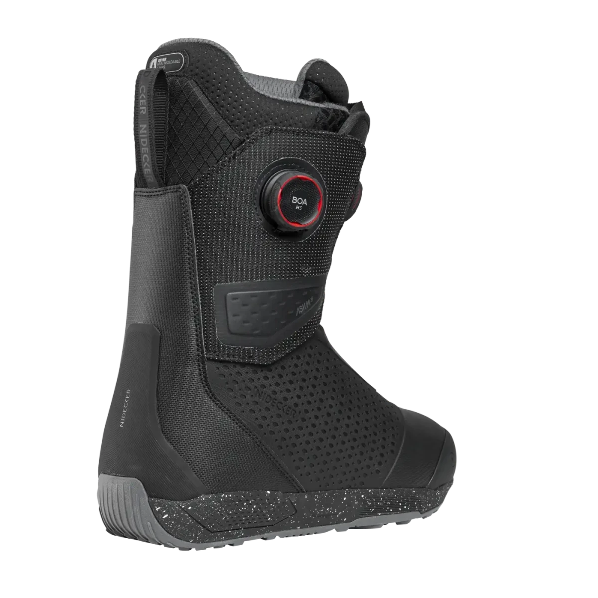 Nidecker Rift Pro heren Black, driekwart achteraanzicht