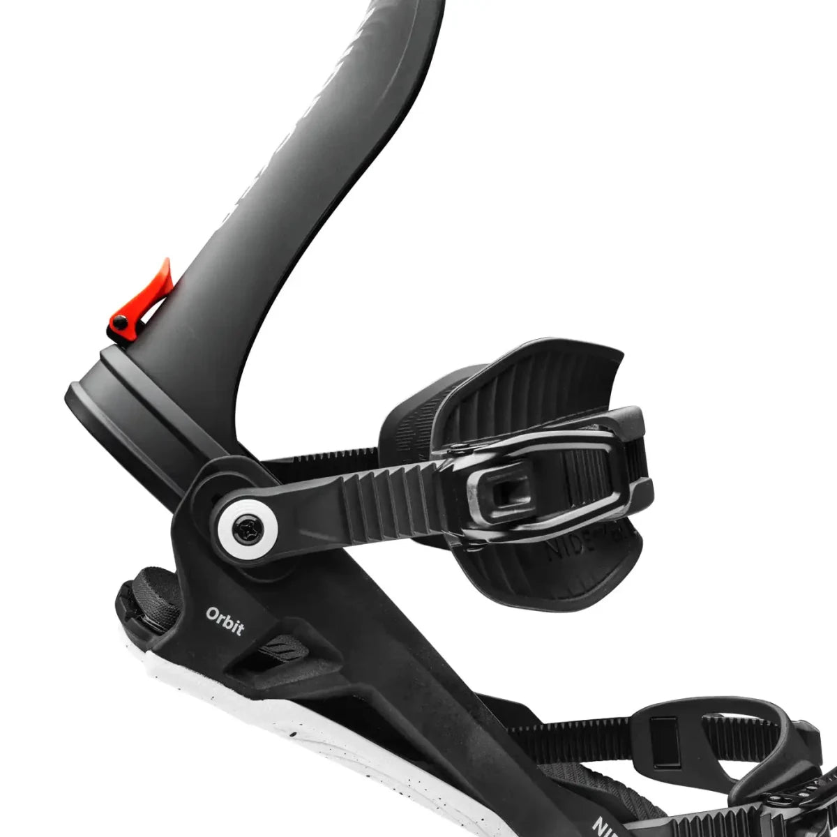 Nidecker Orbit Black, detailfoto van de binding