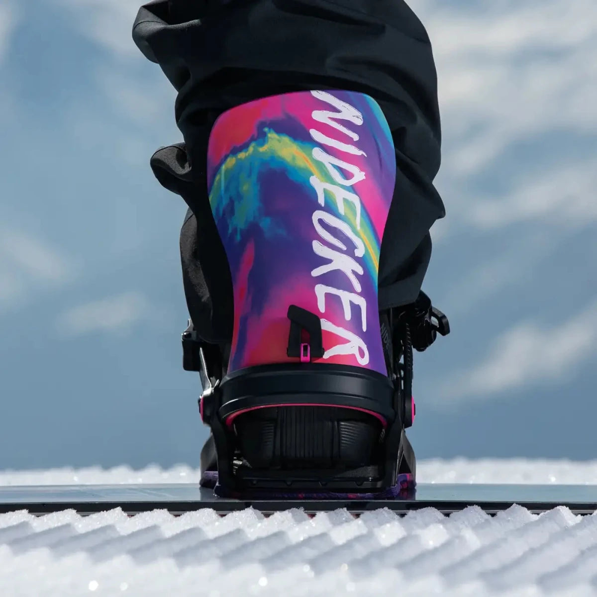 Nidecker Orbit Pro Heat Map, op de piste, schoen in de binding