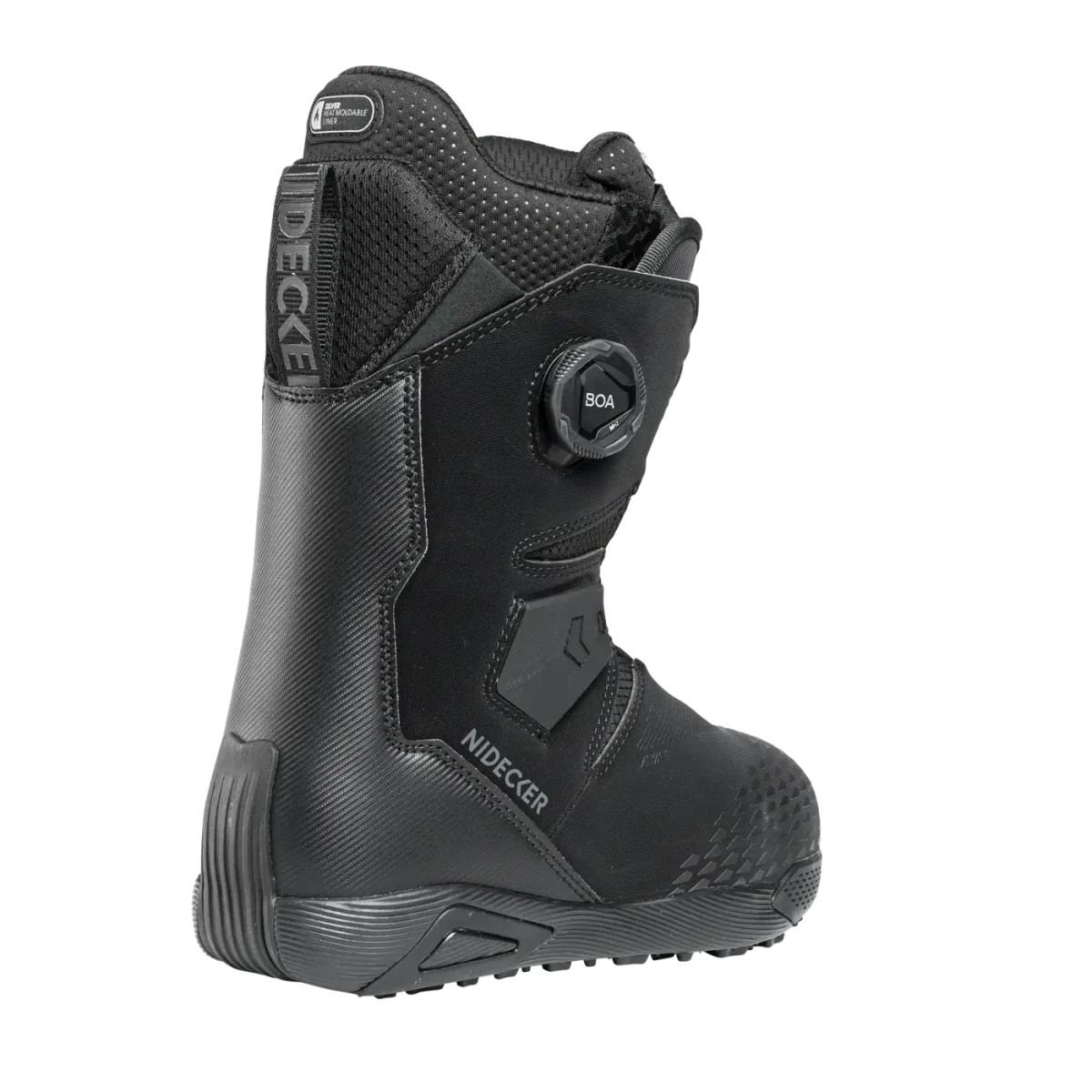 Nidecker Altai dames Black, driekwart achteraanzicht