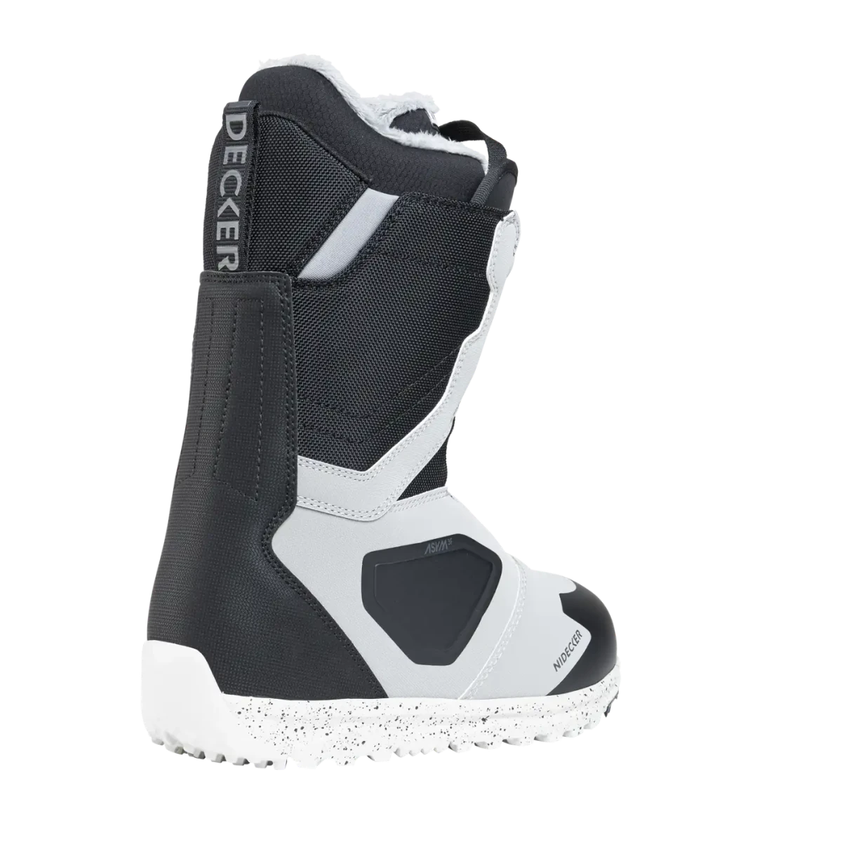 Nidecker Cascade dames Gray/Black, driekwart achteraanzicht