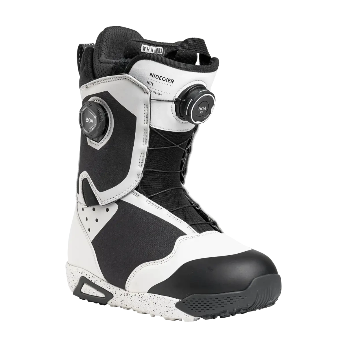 Nidecker Rift dames Gray/Black, driekwart vooraanzicht