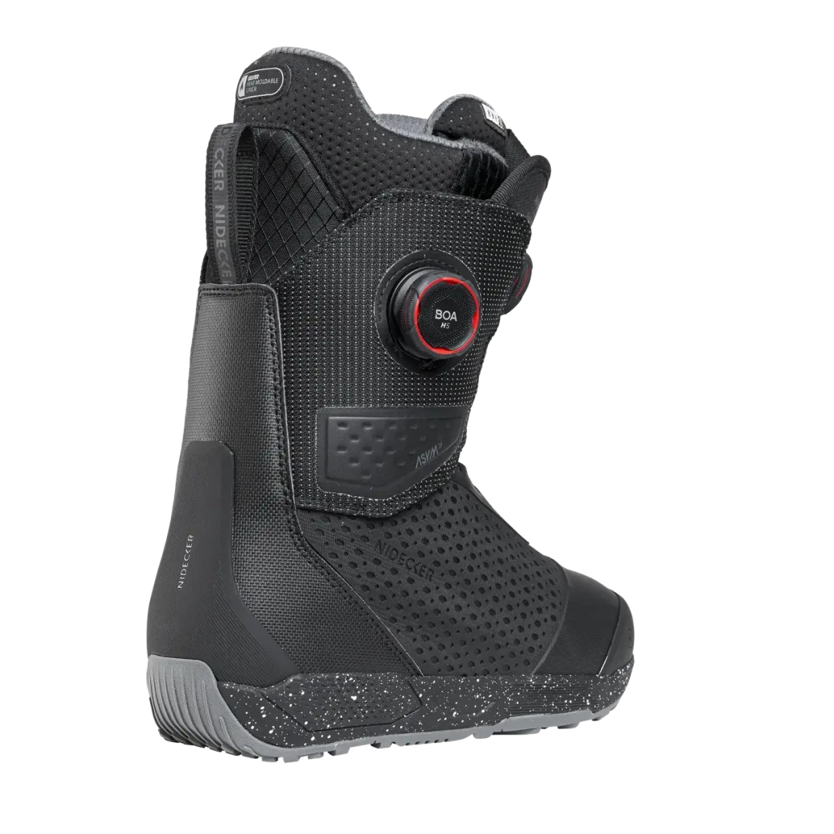 Nidecker Rift Pro dames Black, driekwart achteraanzicht