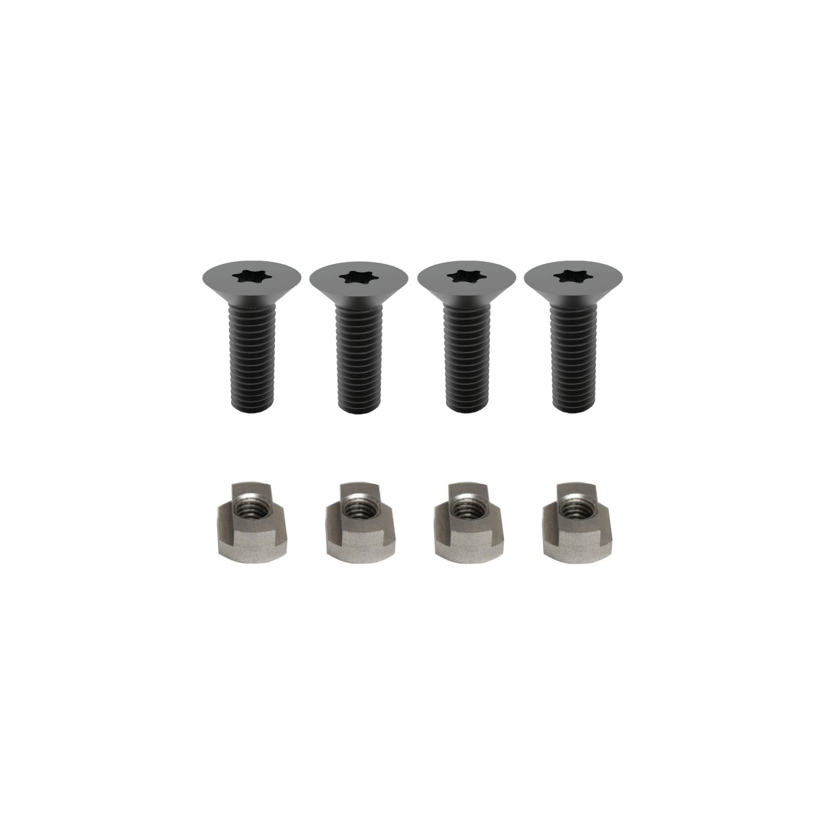 North Foil - DropBox 25mm Screw Pack Foil to Board Mounting - Black - O/S - GearFreak