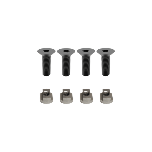 North Foil - DropBox 25mm Screw Pack Foil to Board Mounting - Black - O/S - GearFreak