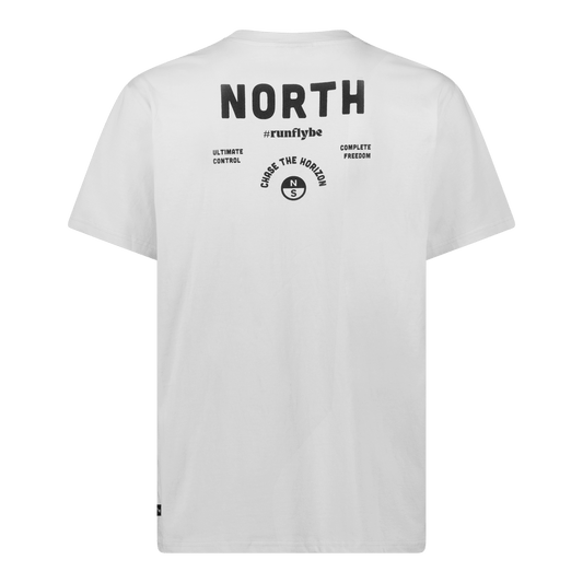 North Foil - Fly Tee - White - M - GearFreak