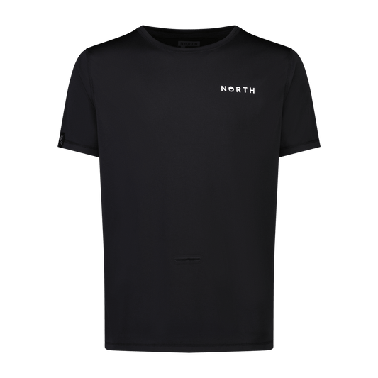 North Foil - Horizon Quick Dry S/S Tee - Caviar - M - GearFreak