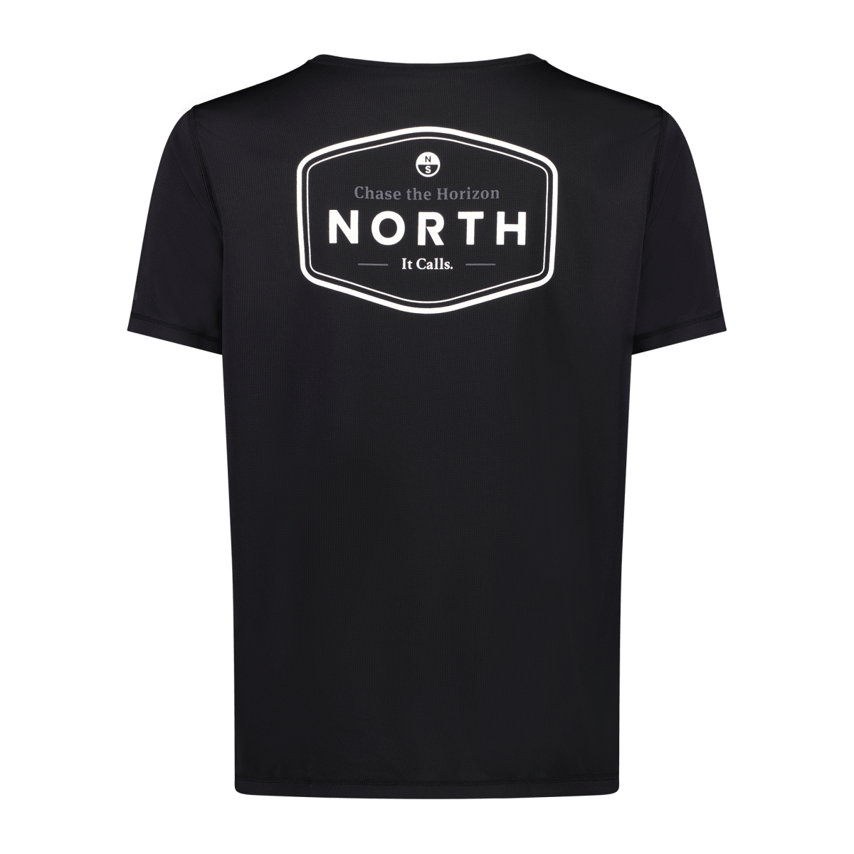 North Foil - Horizon Quick Dry S/S Tee - Caviar - M - GearFreak