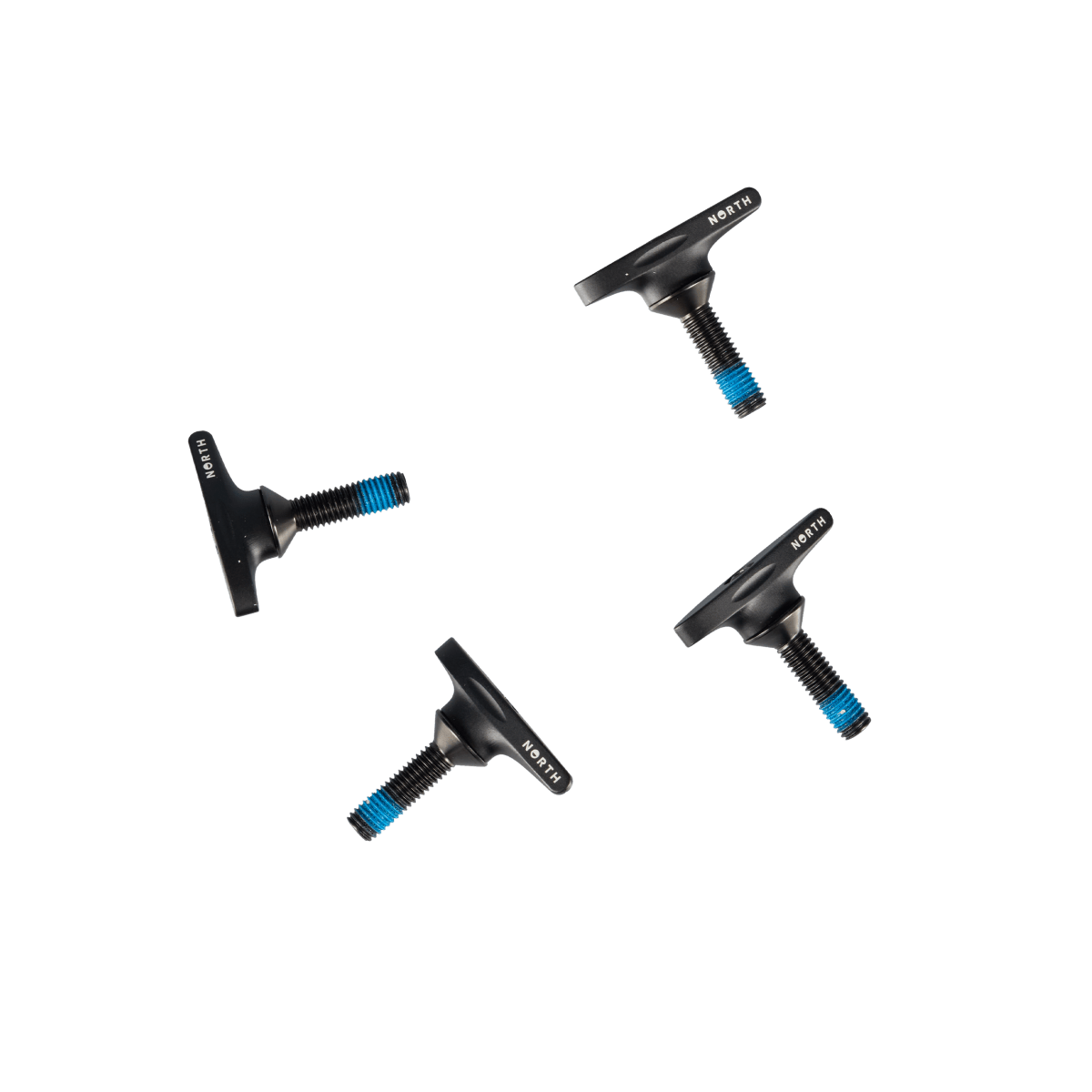 North Foil - Hydro Thumbscrew Set Foil to Board Mounting - Black - O/S - GearFreak