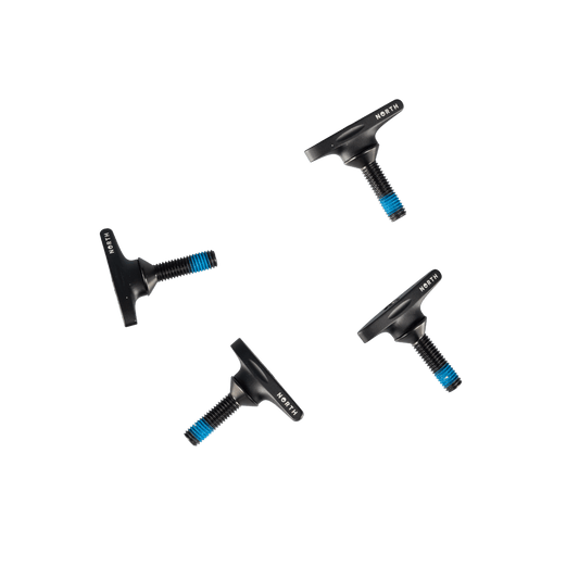 North Foil - Hydro Thumbscrew Set Foil to Board Mounting - Black - O/S - GearFreak
