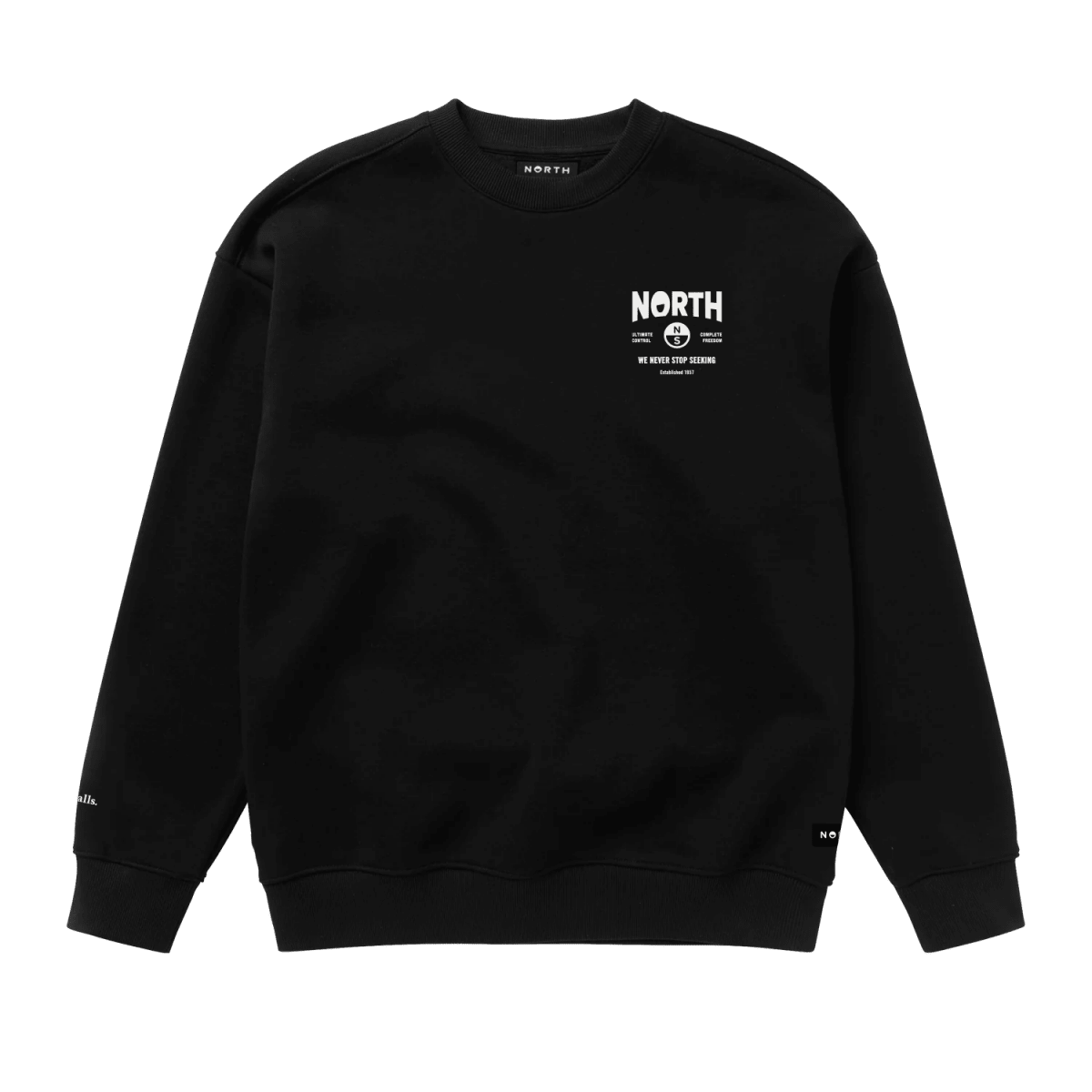 North Foil - Origin Crew Sweat - Black - M - GearFreak