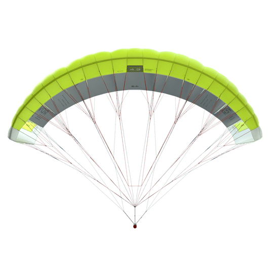 North Foil - Rover Parawing - Black / Lime - 2.4m - GearFreak