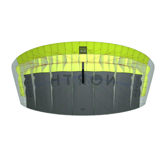 North Foil - Rover Parawing - Black / Lime - 2.4m - GearFreak
