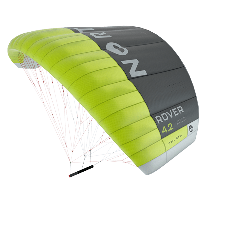 North Foil - Rover Parawing - Black / Lime - 2.4m - GearFreak