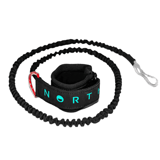 North Foil - Wrist Wing Leash with Swivel - Black - S - GearFreak