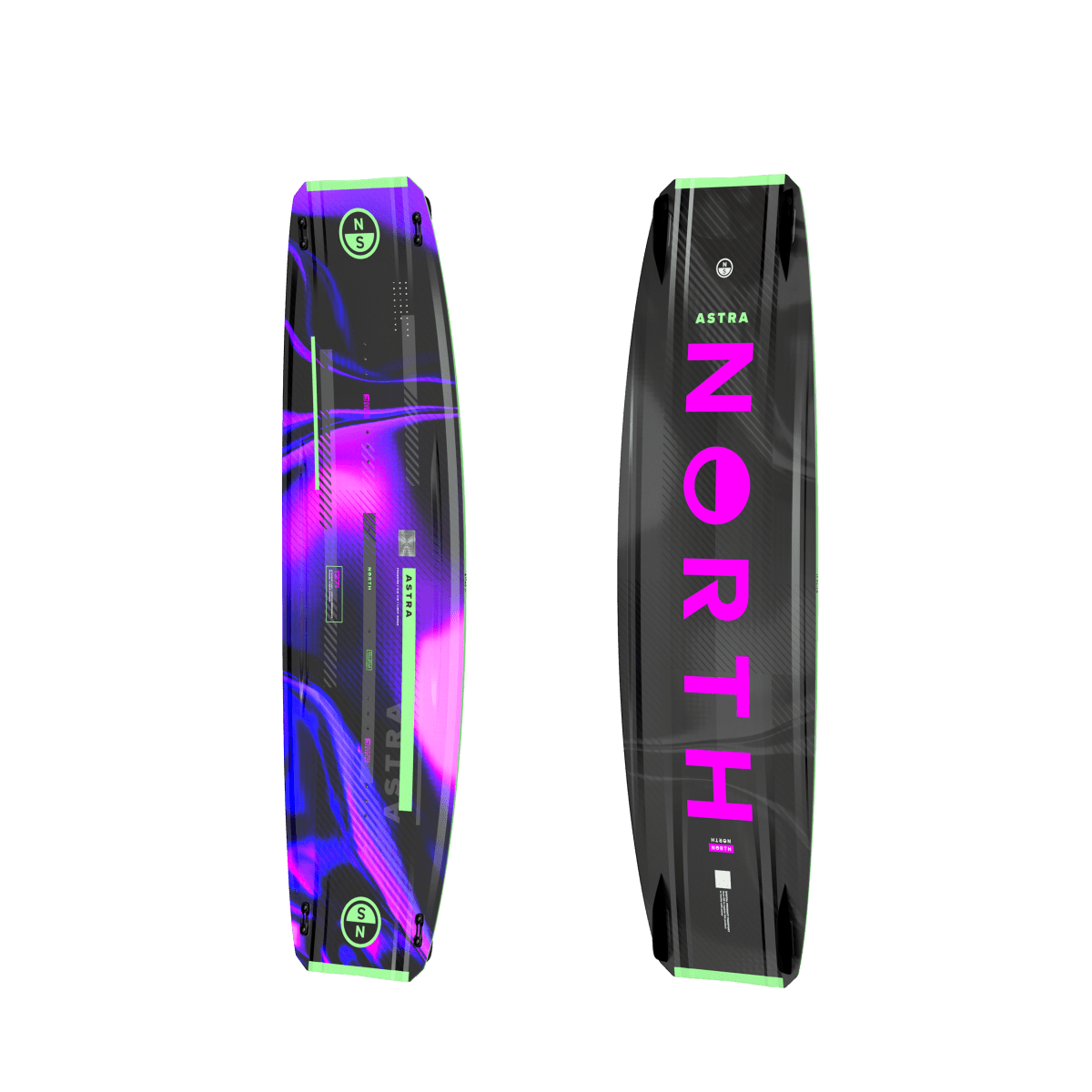 North Kiteboarding - Astra - Dark purple - 132x38cm - GearFreak